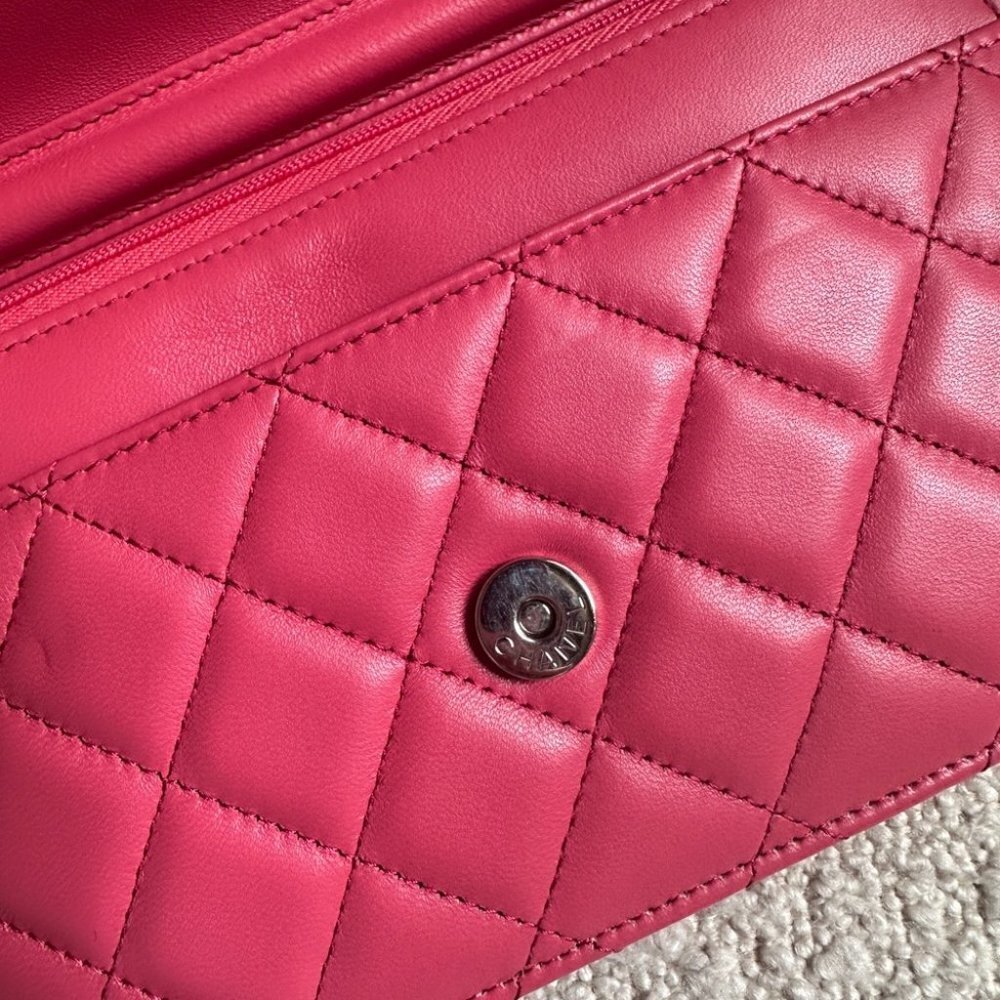 Chanel Barbie Pink Wallet on Chain WOC - Picture 7 of 14
